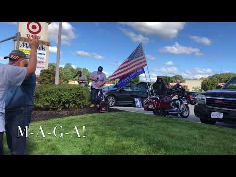 Back The Blue & Trump Standout - Swansea, MA - Sept. 12, 2020