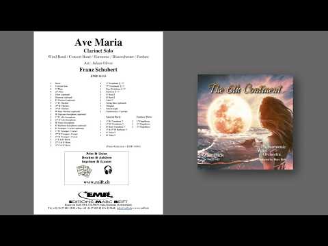 Editions Marc Reift – Franz Schubert: Ave Maria - for Concert Band
