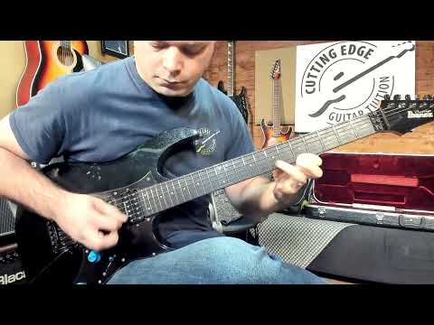 Cutting Edge Guitar Lick 15 - Neo-Classical Style Sweep Tapping  Lick