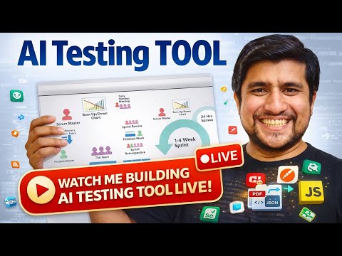 Watch Me Build AI Testing Tools [Live]
