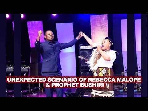REBECCA MALOPE DRAGS PROPHET BUSHIRI TO THE STAGE