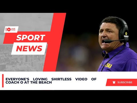 Everyone's Loving Shirtless Video Of Coach O At The Beach