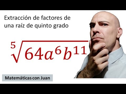 ▷ Extracción de factores de un radical con letras y números