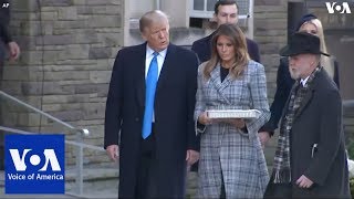 Trump in Pittsburgh as Families Bury Synagogue Massacre Victims