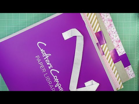 Crafter's Companion Paper & Papers Library Storage Unboxing! A Look at Every Sheet! Small HSN Haul!