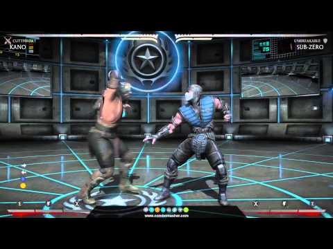 Kano Combo | Cutthroat | MKX | Midscreen - No meter 18% damage
