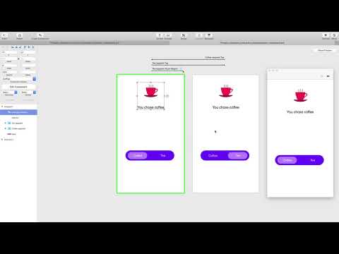 Principle prototype example: parent artboards send message to component
