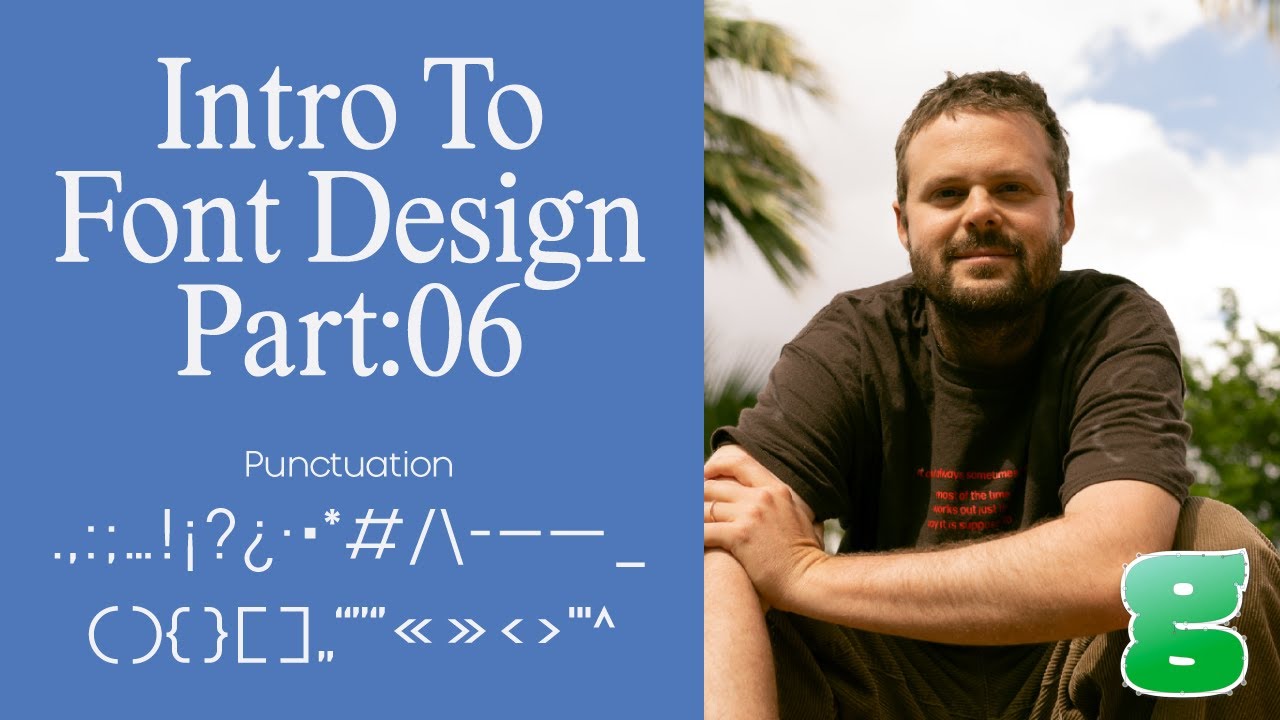 Intro To Font Design (Geometric Sans Serif) – Part 6 Punctuation
