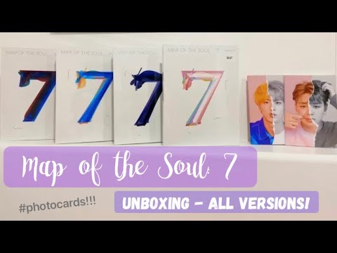 [BTS] Map of the Soul 7: Unboxing All Versions feat. My Photocard Board | Hazel ♥