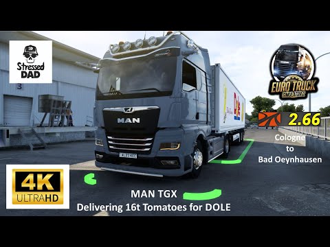 ETS2 ProMods 2.66 | Cologne to Bad Oeynhausen in Germany | Euro Truck Simulator 2 | Ultra Wide View