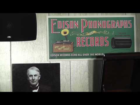 Edison blue amberol cylinder 2446 - First Love by the Hesitation Band