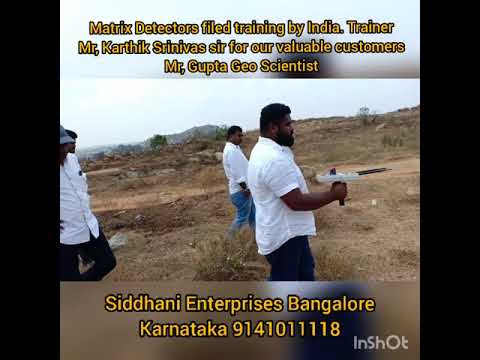 #Matrixdetector#Field trainin by#Karthiksrinivas IndiaTrainer to our priveliged customers Mr.Gupta G