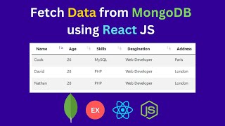 Fetch Data from Mongo DB and Show it to React using Node JS