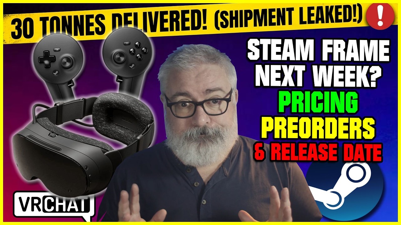 Valve Steam Frame standalone VR headset shown ahead of its 2026 launch