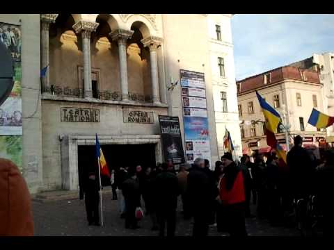 Demonstratii 15 ianuarie 2012 Timisoara