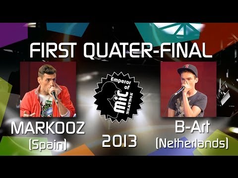 EoM 2013 Markooz vs. B-Art Quarter Final Emperor of Mic 2013