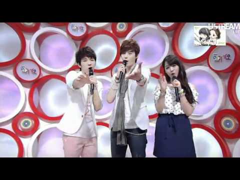 120617 INKIGAYO - MC Woohyun cut 3 가지 마~~
