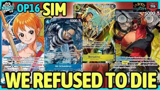 WE REFUSE TO DIE [OP16] 🔵🟡 Nami VS. ⚫🟡 Teach 🎮 GAMEPLAY