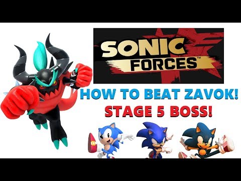 SONIC FORCES! (How To Defeat Zavok!) Death Egg Boss Stage 5