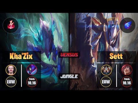 Jankos KHA'ZIX (Jungle) [Electrocute] VS SETT - Challenger EUW Patch 10.16