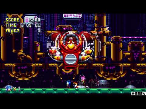 Sonic Mania Metallic Madness Zone Act 2 Boss