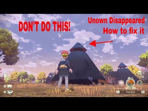 DO NOT DO THIS WHILE CATCHING UNOWN IN LEGENDS ARCEUS!