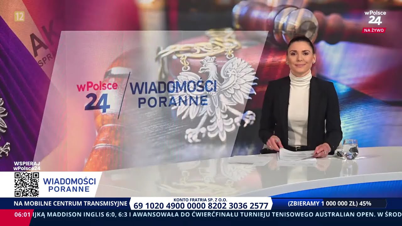 Wiadomości Poranne cz.1. 27.01.2026