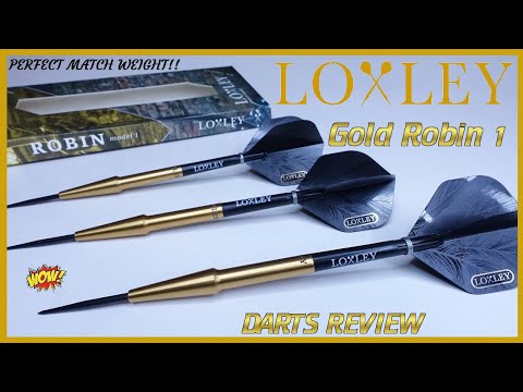 Loxley GOLDEN Robin Model 1 Darts Review - Perfect Match Weight!!