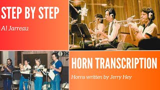 Al Jarreau Step By Step (Jerry Hey Horn Transcription)