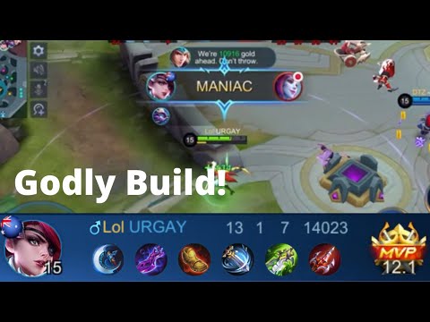 Maniac! | Lesley Best Build and Emblem 2021 | Lesley Gameplay 2021 Mobile Legends