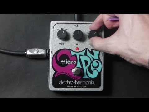 Демонстрация звучания педали эффектов Electro-Harmonix Micro Q-Tron Envelope Filter