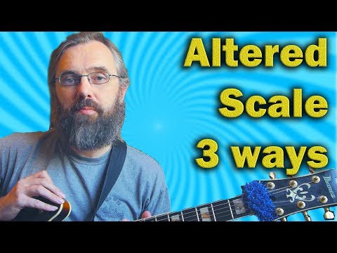 Altered Scale in three approaches - Jazz Guitar lesson