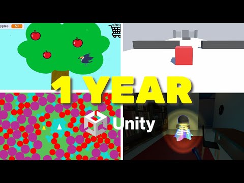 My 1 Year Journey of Game Development in Unity (and more!)