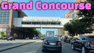Driving through Grand Concourse NYC Bronx