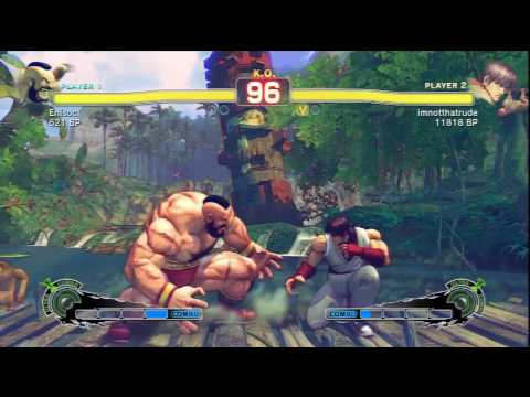 Super Street Fighter 4: imnotthatrude (Guy) vs Enisoc (Zangief)