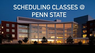 How to Schedule Classes At Penn State (Tutorial)