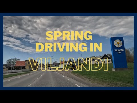 Spring Car Driving In Viljandi - Estonia - 2024 🇪🇪  📍  🌷 🚗