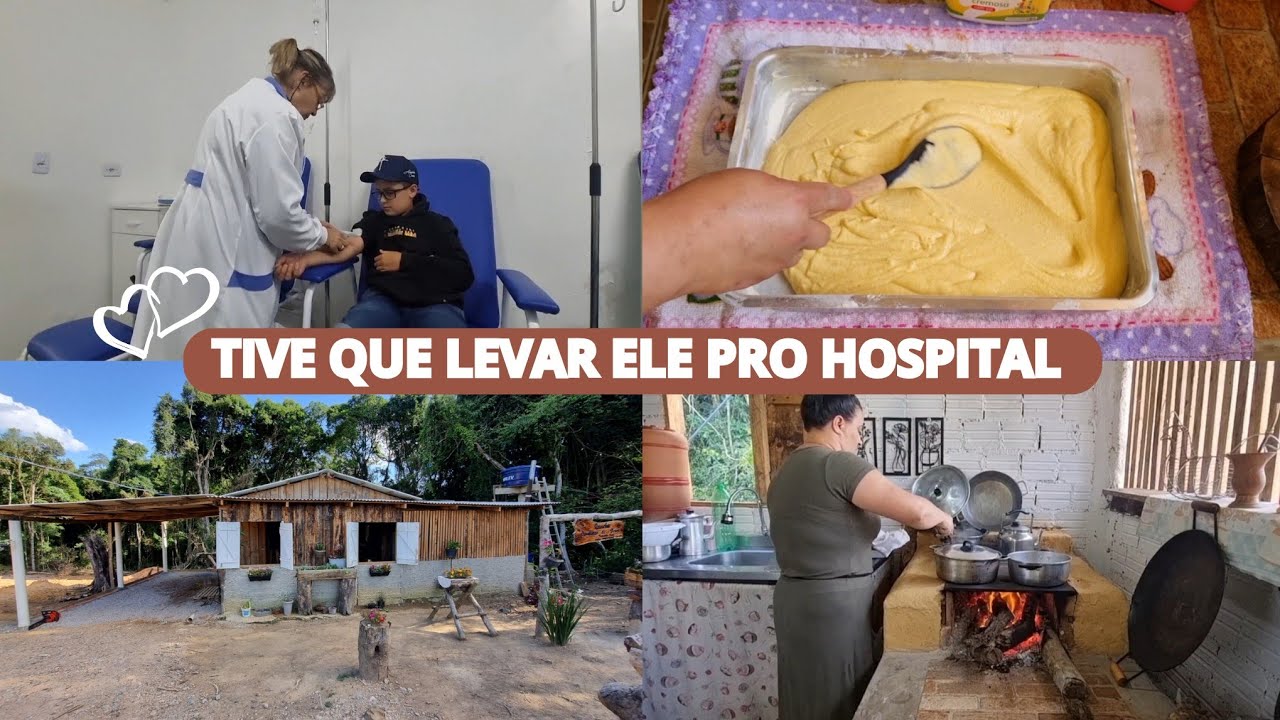 VLOG DA FAMÍLIA NO RANCHO||ESSE BOLO FICA MARAVILHOSO||TIVE QUE LEVAR ELE PRO HOSPITAL