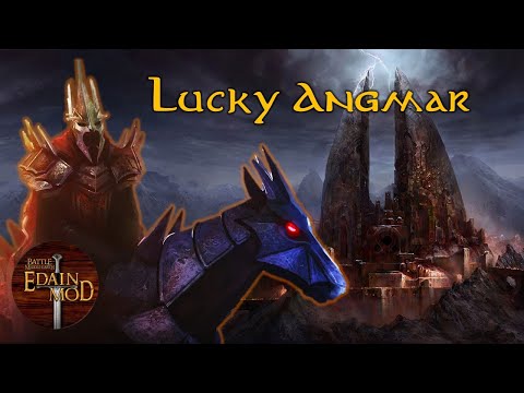 My LUCKIEST Angmar Game Ever | Edain Mod 4.6.1 Gameplay
