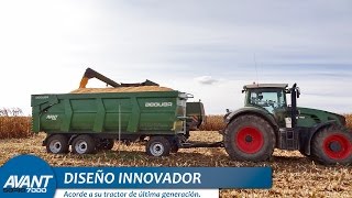 preview picture of video 'Bañera Agrícola AVANT7000 | Remolques BEGUER | Cosecha maiz | Corn harvest'