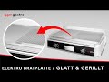 Commercial Electric Griddle Plate ECO - Smooth & Ribbed - 5 kW - 50-300°C - 445 mm Depth