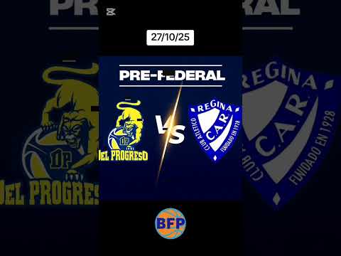 Del Progreso vs Villa Regina- 27/10/25 | Pre-Federal 🔥 #basketball #highlights #short #nba