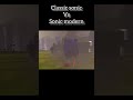 Classic Sonic Vs Sonic Modern Shorts Sonic Evolution