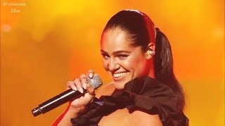 Tracyleanne Jefford sings AMAZING Written in the Water &Comments X Factor 2017 Live Show Week 1
