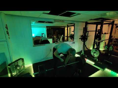 Single Arm Sumo Jefferson Deadlift with Single Arm DB Press (405/55)