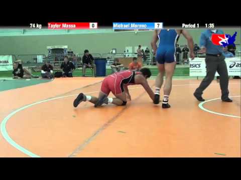 Taylor Massa vs. Michael Moreno at 2013 ASICS University Nationals - FS