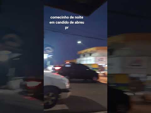 começo  de noite em candido de abreu Paraná.