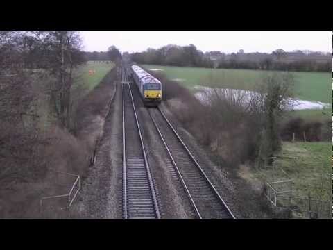 67001 With The Holyhead Cardiff Wag At Tram Inn 28 1 13