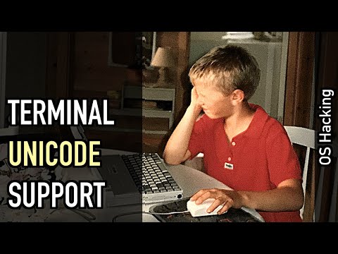 OS hacking: Proper Unicode support in Terminal