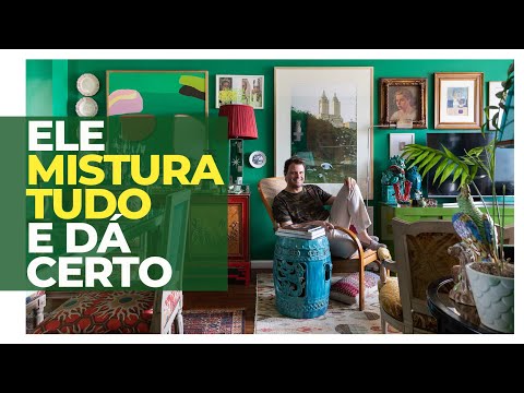 DECOR COM MISTURA LINDA DE CORES, TECIDOS, ESTAMPAS - DICAS DE DESIGN DE INTERIORES